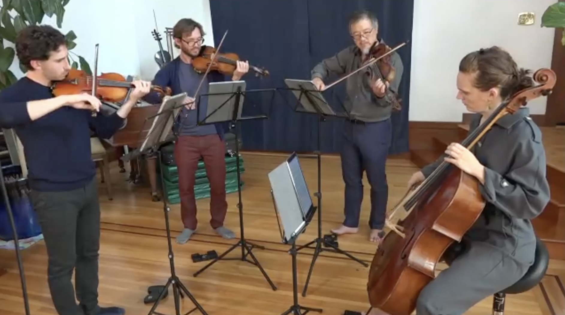 Del Sol String Quartet performing Seven Dreams of the Nooksack Glacier